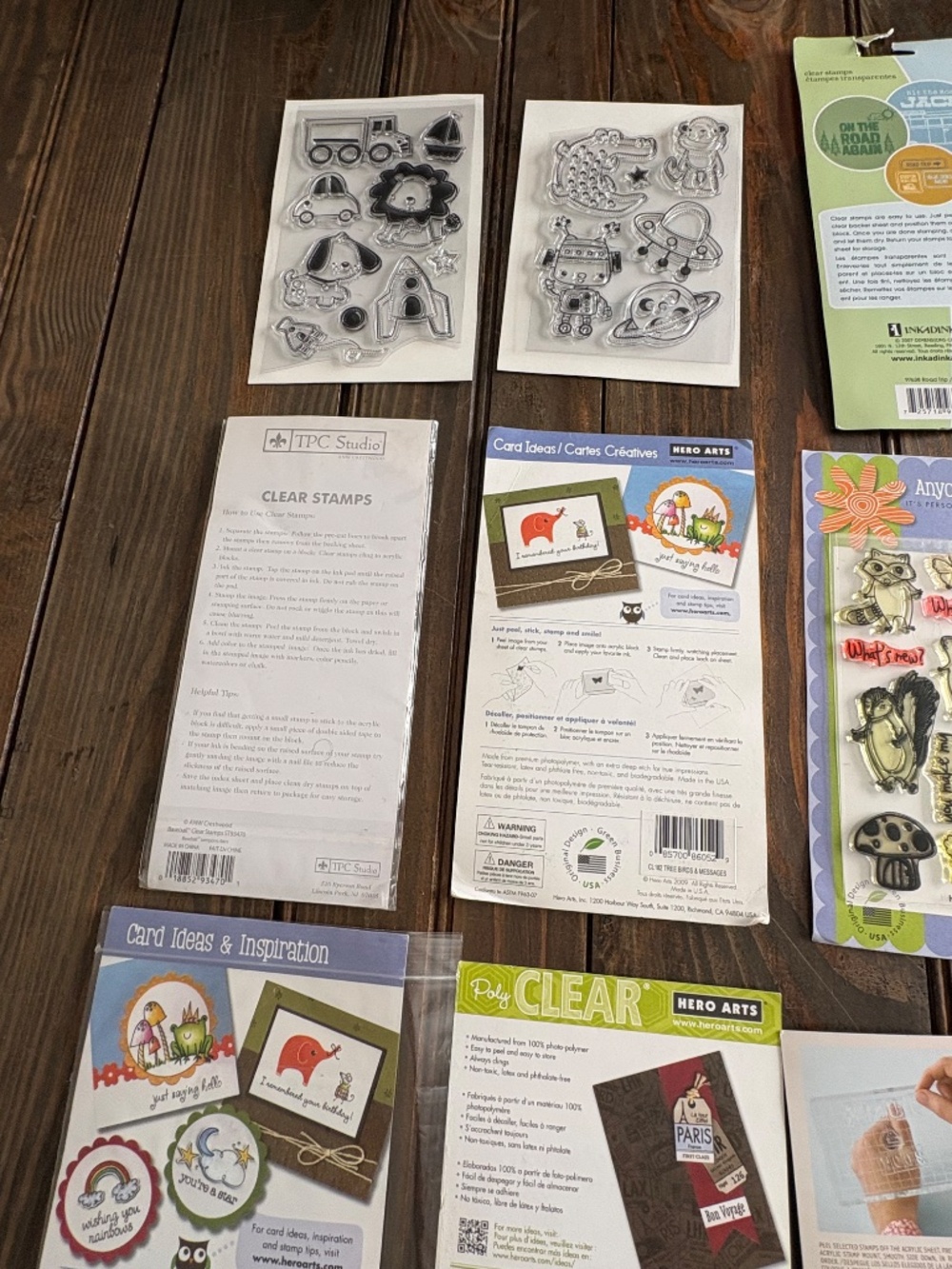 Lot of Clear stamps - 16 Sets - Hero Arts - Stampendous - Martha Stewart & More - Picture 10 of 10